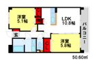 露切ハイツの間取り画像