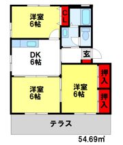 サンセールの間取り画像