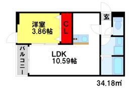 IL GRANDE 二日市北の間取り画像