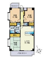 グランパルク若宮の間取り画像