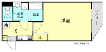 クレフラスト塔原東の間取り画像