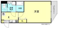 クレフラスト塔原東の間取り画像