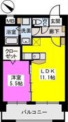 ウエストビレッジ大橋の間取り画像