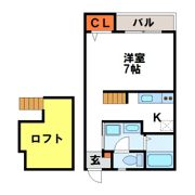 EFIL D-1（エフィールディーワン）の間取り画像