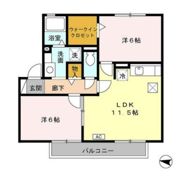 パークハイム皿山 Aの間取り画像