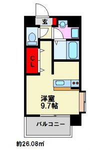LIBTH天神南の間取り画像