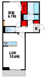 ボヌール石蔵の間取り画像