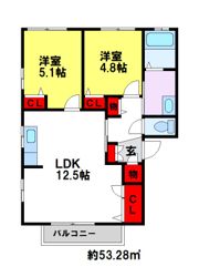エクセラン国分IIの間取り画像