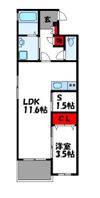ロイズ福岡東の間取り画像