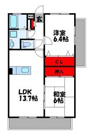 ルミエールアーサの間取り画像