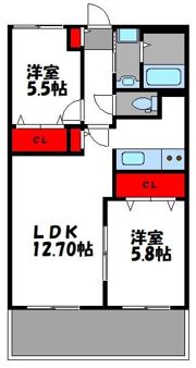 ソ・レーユ松田の間取り画像