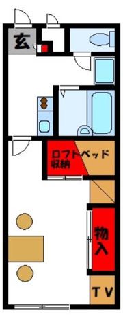 レオパレスK＆Youの間取り画像