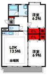 カサグランデの間取り画像