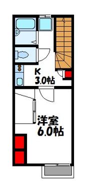 レオパレス花水樹SUEの間取り画像