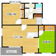 ラマルシュ長者原Bの間取り画像