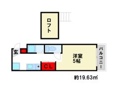 レジデンスアイの間取り画像