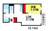 PORTA NOB二日市の間取り画像