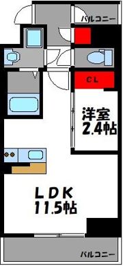 Nudgeone.香椎駅前の間取り画像