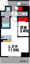 Nudgeone.香椎駅前の間取り画像