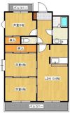 アビタシオン二日市の間取り画像
