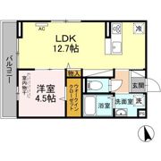 D-room和田IIの間取り画像