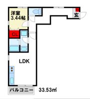 TTプレイス二日市の間取り画像