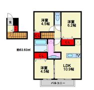 D-room南福岡IIIの間取り画像