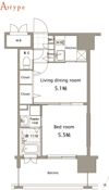 エンクレスト薬院LUCEの間取り画像