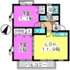 U．ZハイツIIの間取り画像