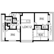 サンセベリア高宮の間取り画像