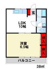 ジョイフル二日市の間取り画像