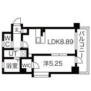 ラシュール・イン大橋南の間取り画像