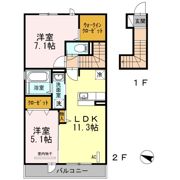 ビアンカ大名の間取り画像