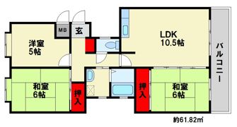 カーサ21の間取り画像