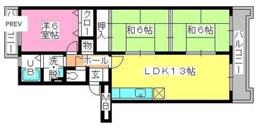 エクセル工藤の間取り画像