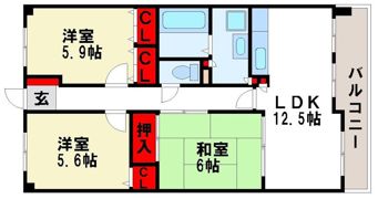フォーレスト弐番館の間取り画像