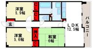 フォーレスト弐番館の間取り画像