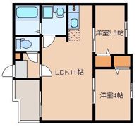 ラフィット千早の間取り画像