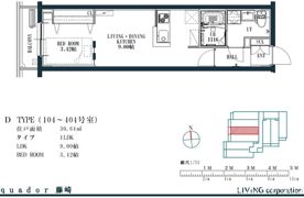 quador藤崎の間取り画像