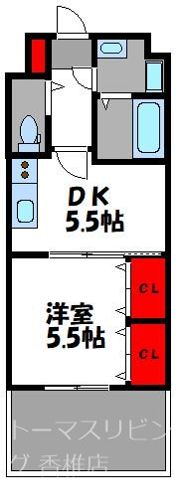 エムビルデベロップコアVIIの間取り画像