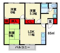 セジュール光が丘の間取り画像