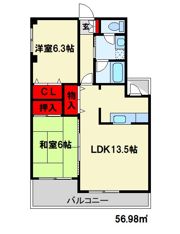 LIVE筑紫野の間取り画像