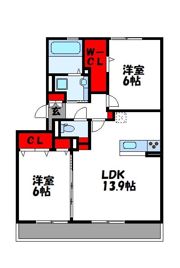 サンフィットハイツ十号館の間取り画像
