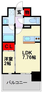プロシード日赤通りの間取り画像