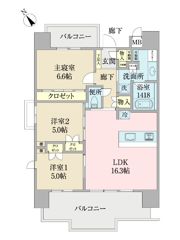 LINO高宮の間取り画像