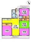 ファミール野間の間取り画像