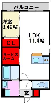 LIFEFIELD二日市南の間取り画像