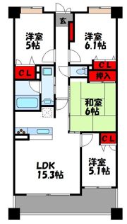 アクロス空港イーストステージの間取り画像
