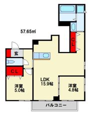 セントバレー86の間取り画像