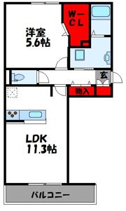 プランドール柚須駅南の間取り画像